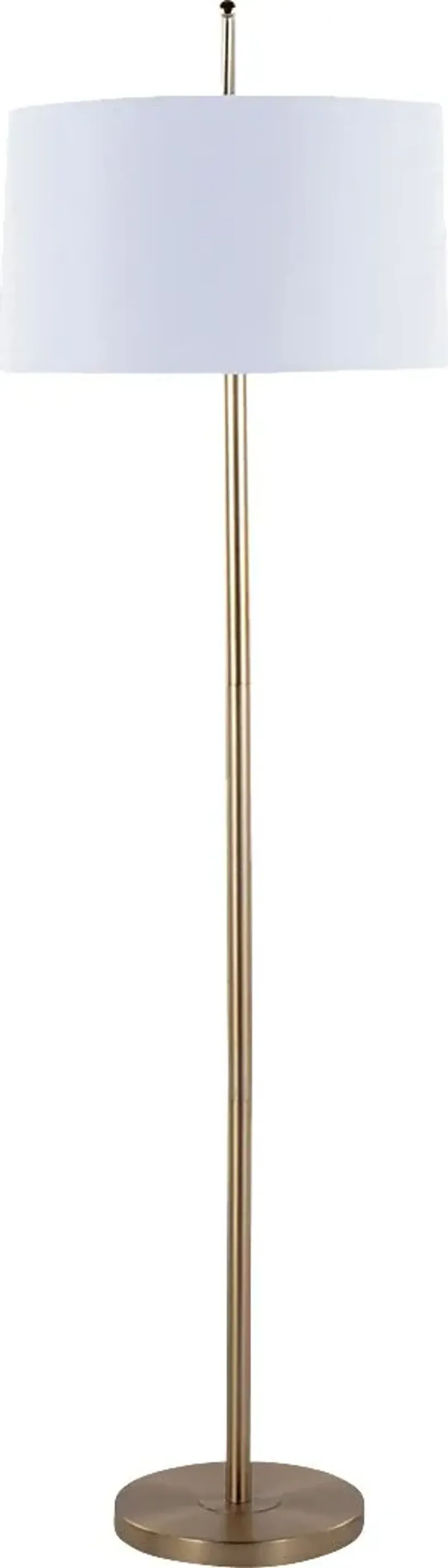 Tackett Loop Gold Floor Lamp