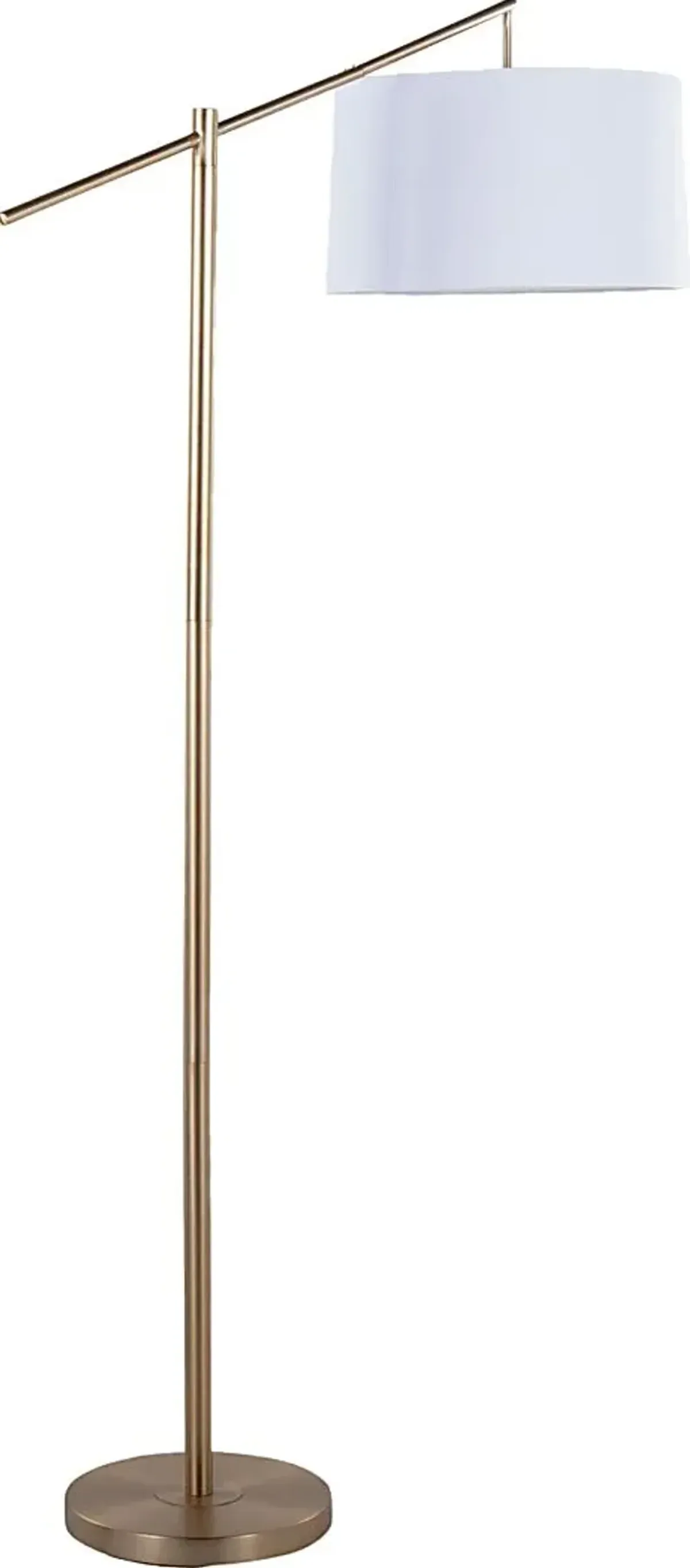 Tackett Loop Gold Floor Lamp