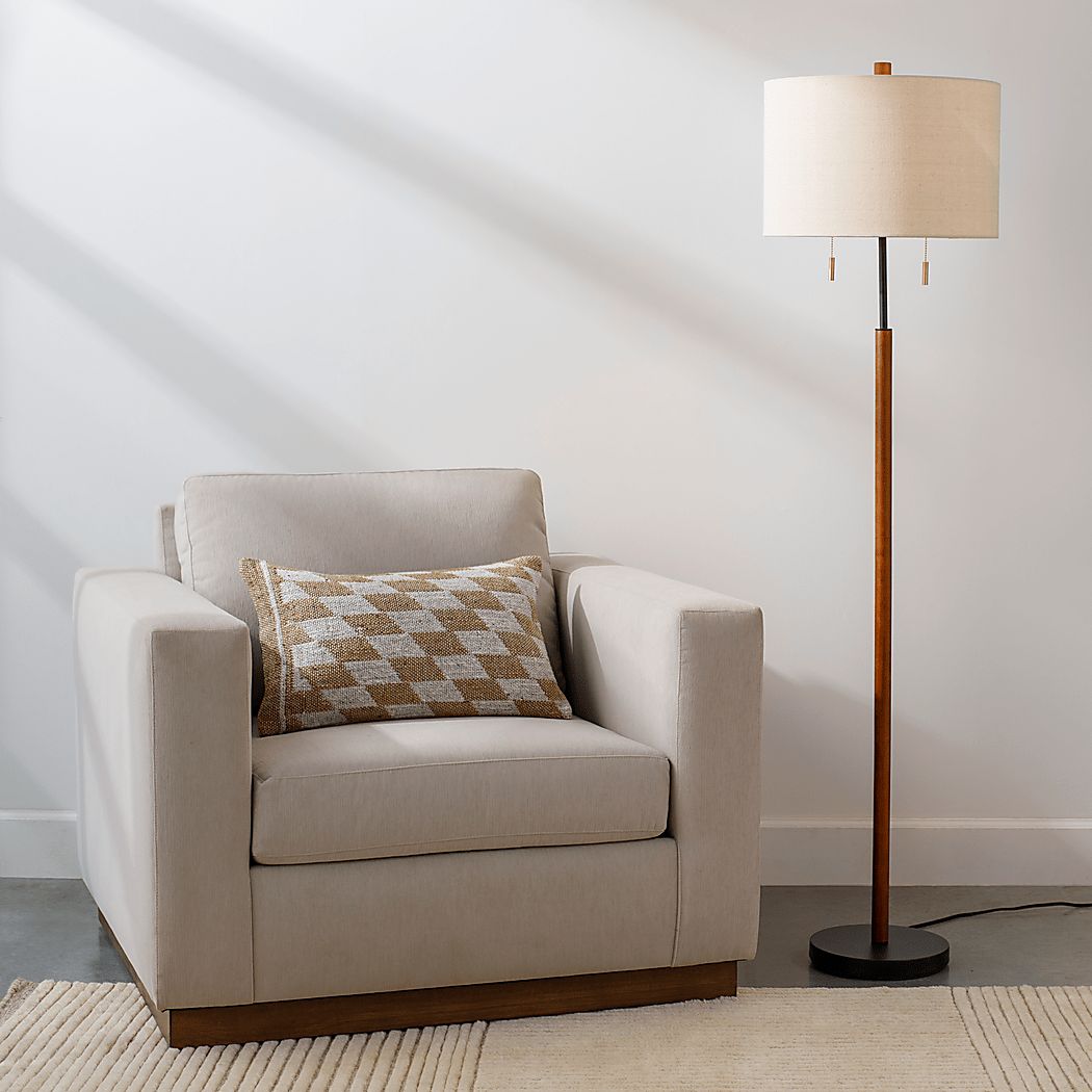 Beaumont Creek Black Floor Lamp