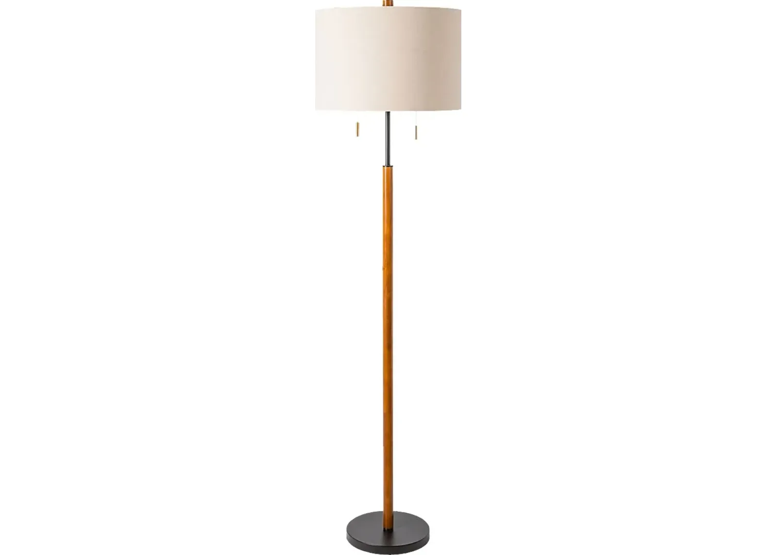 Beaumont Creek Black Floor Lamp