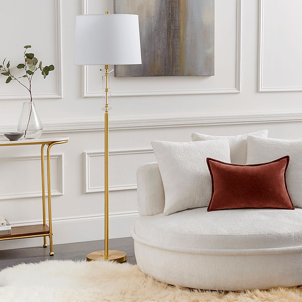 Cardoness Vista Gold Floor Lamp