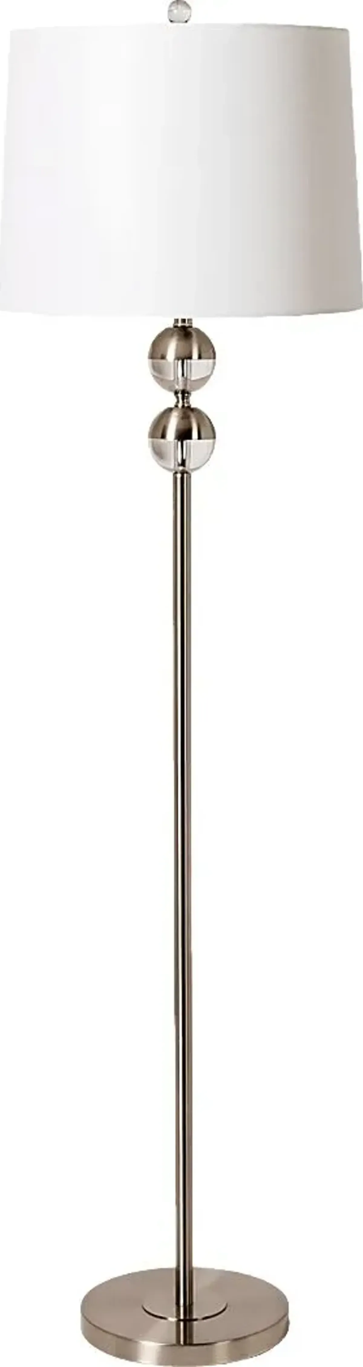 Peony Sea Silver Floor Lamp