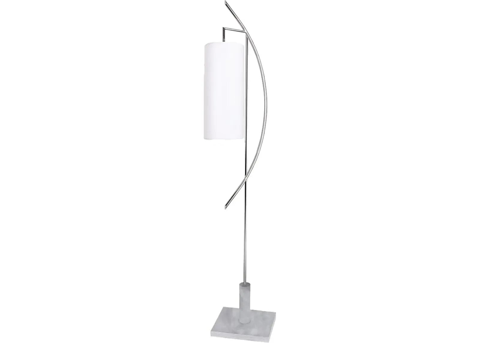 Keona Silver Floor Lamp