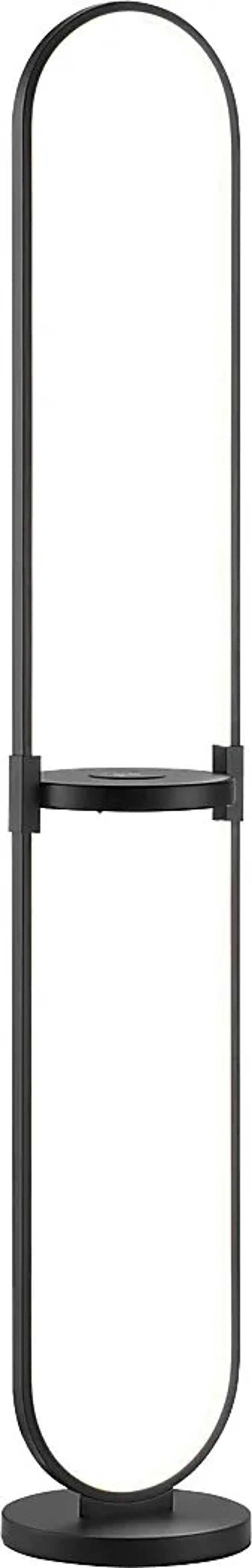 Ednam Avenue Black Floor Lamp