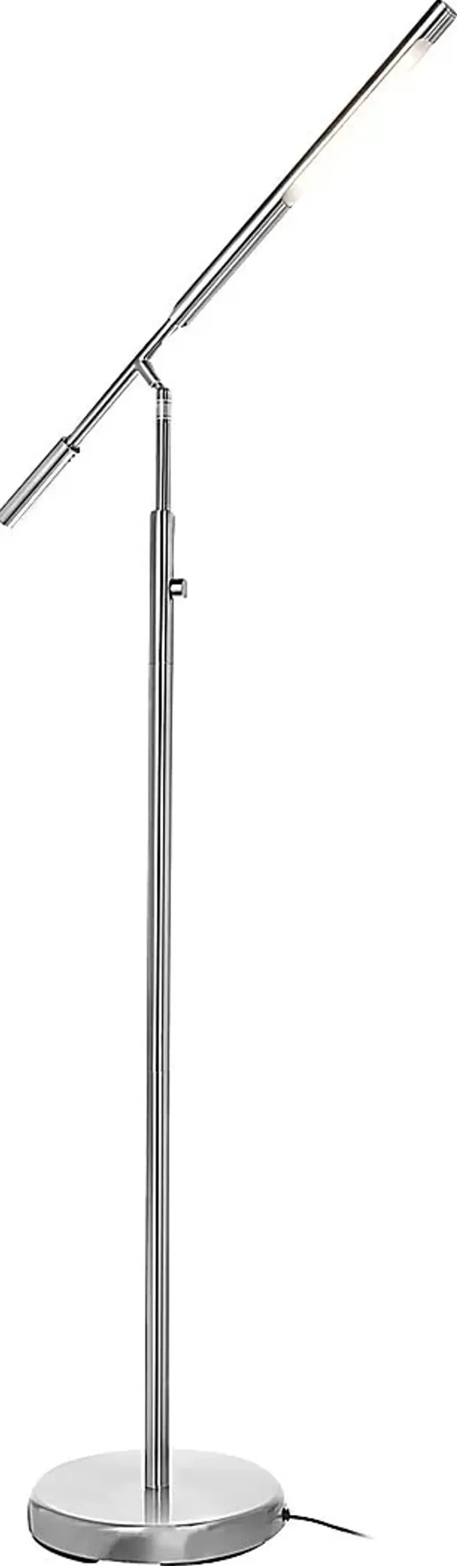 Lawnton Loop Silver Floor Lamp