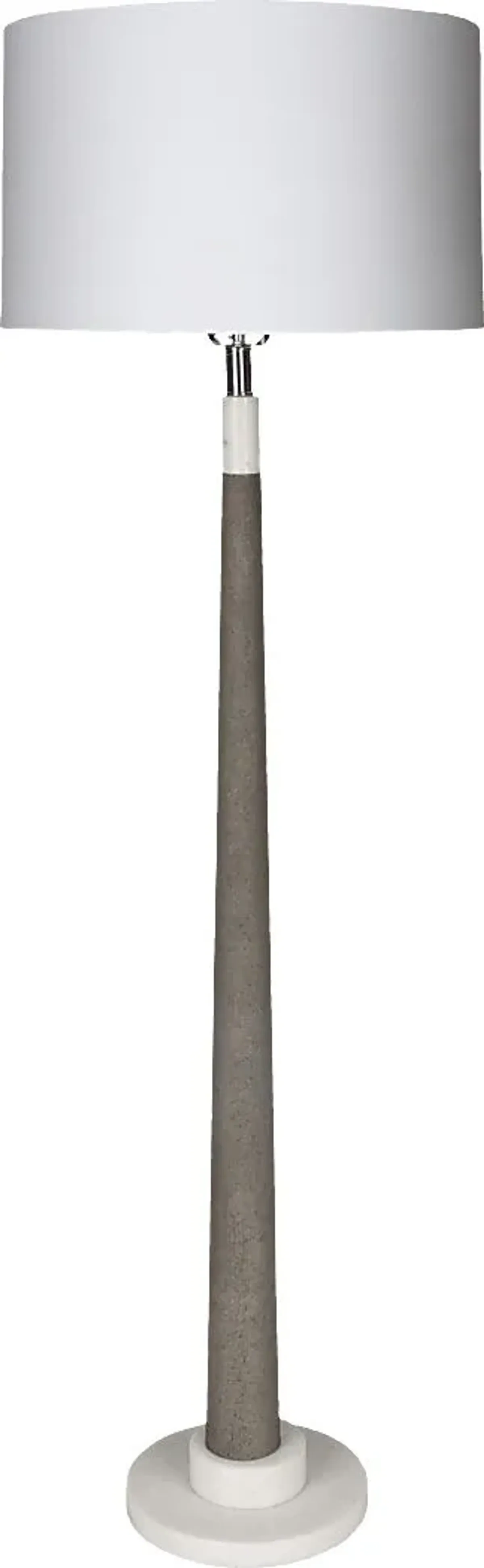 Grend Bay White Floor Lamp