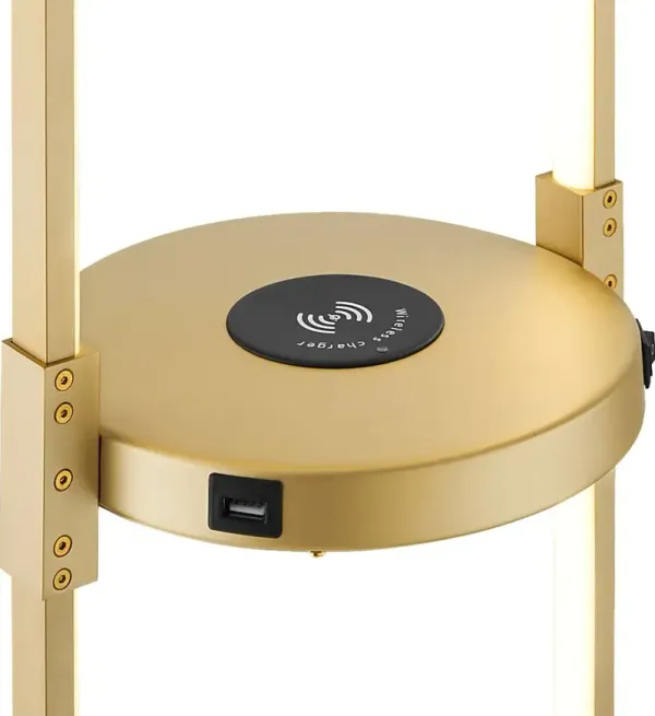 Ednam Avenue Gold Floor Lamp