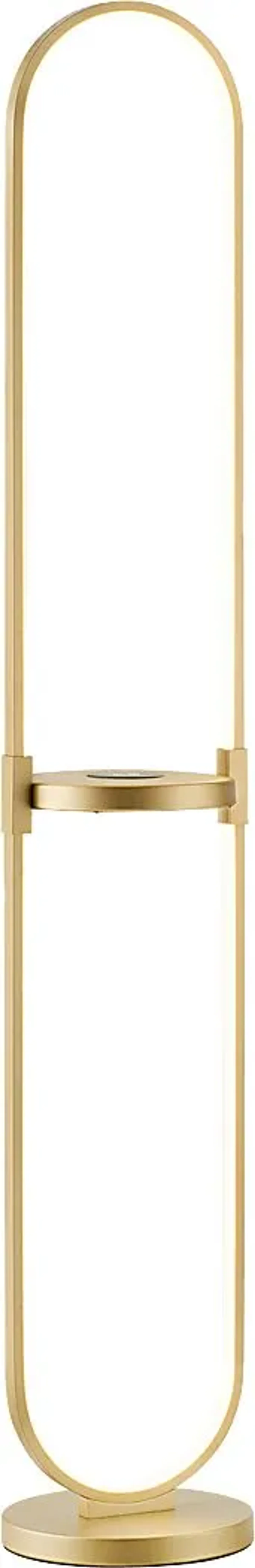 Ednam Avenue Gold Floor Lamp