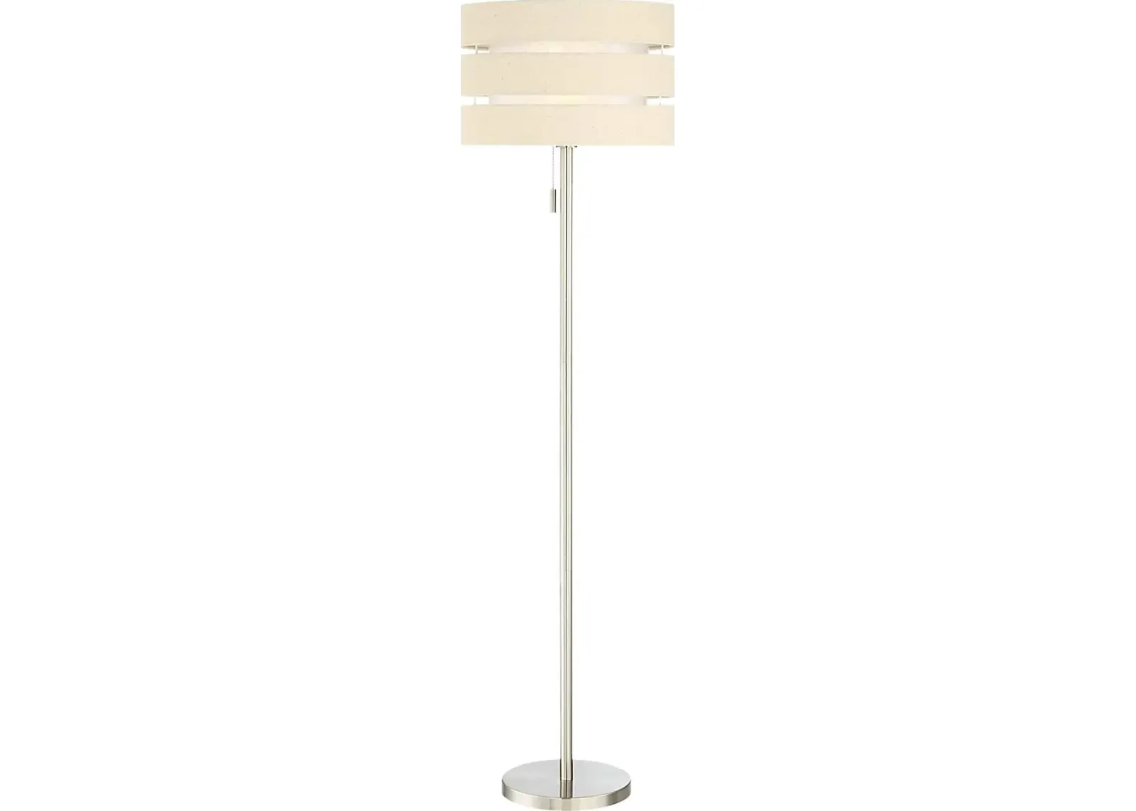 Quaylo Lane Silver Floor Lamp