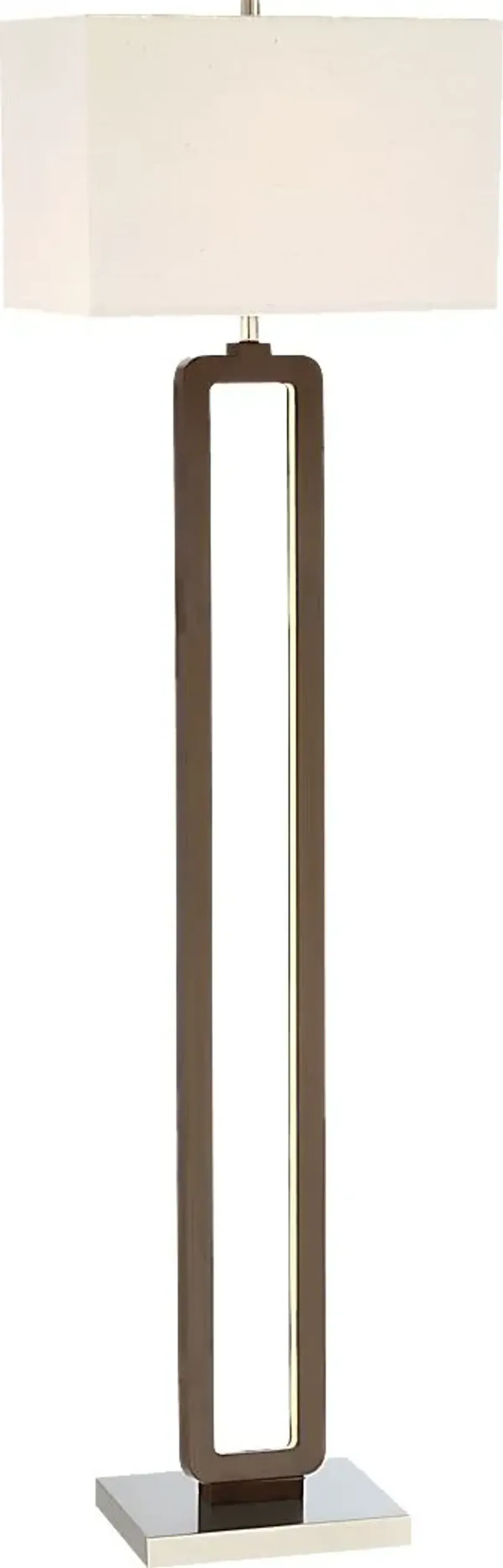 Robin Lane Walnut Floor Lamp