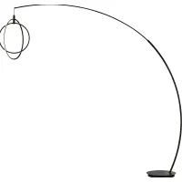 Railford Bend Black Floor Lamp