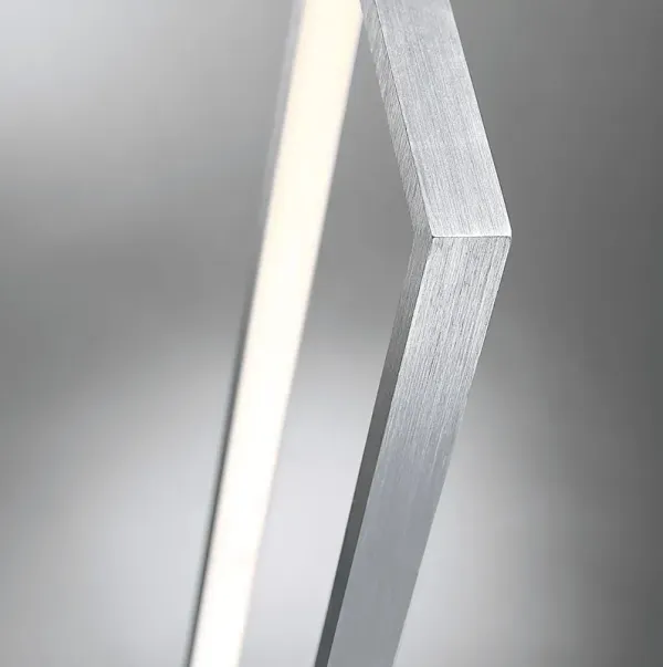 Nuccio Island Silver Floor Lamp