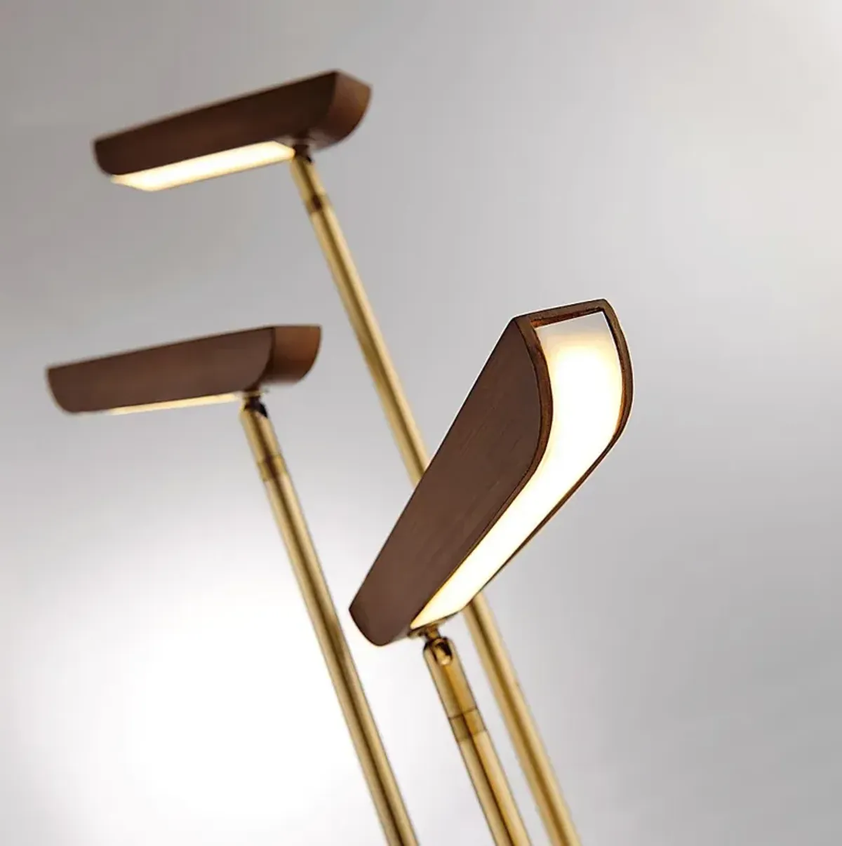 Norwalk Gate Brass Floor Lamp