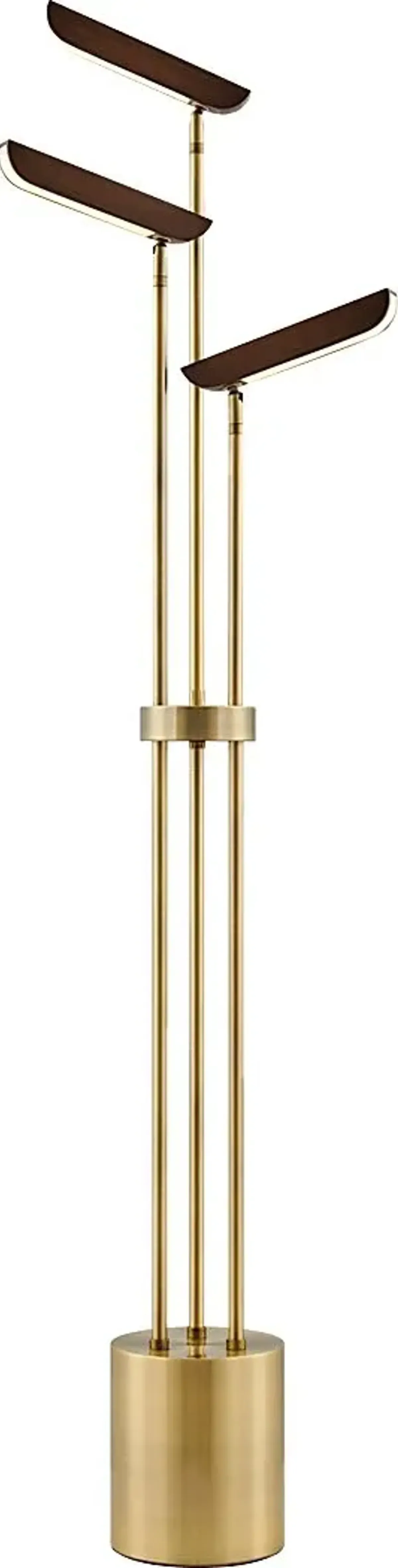 Norwalk Gate Brass Floor Lamp