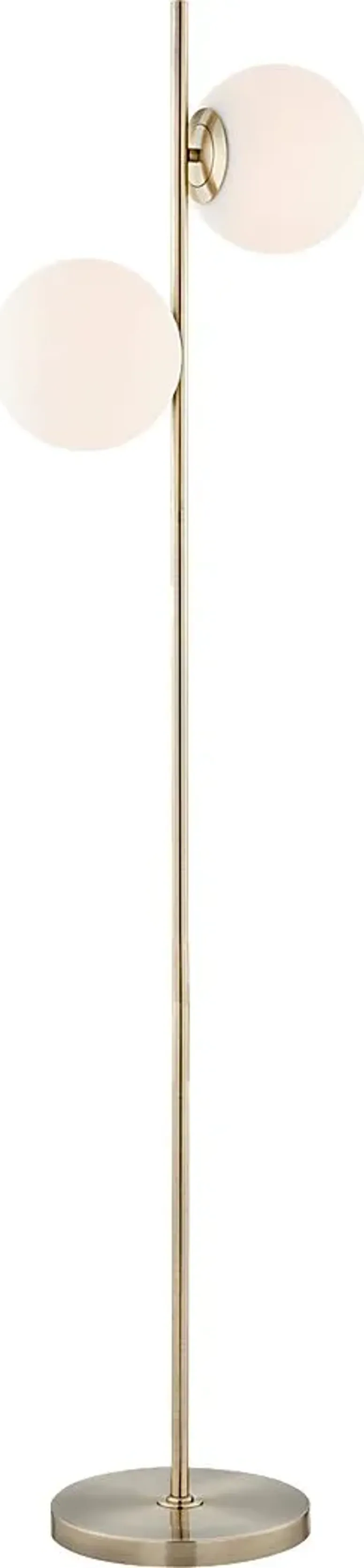 Interlake Place Gold Floor Lamp