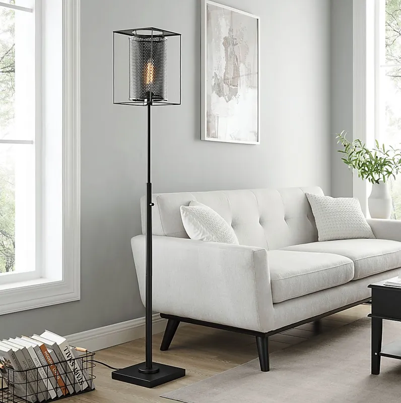 Zimke Cove Black Floor Lamp