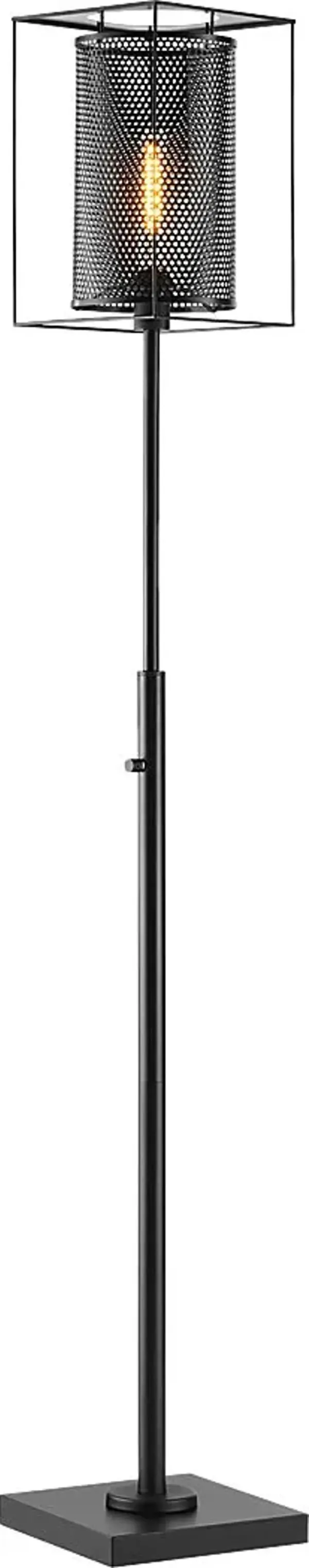 Zimke Cove Black Floor Lamp