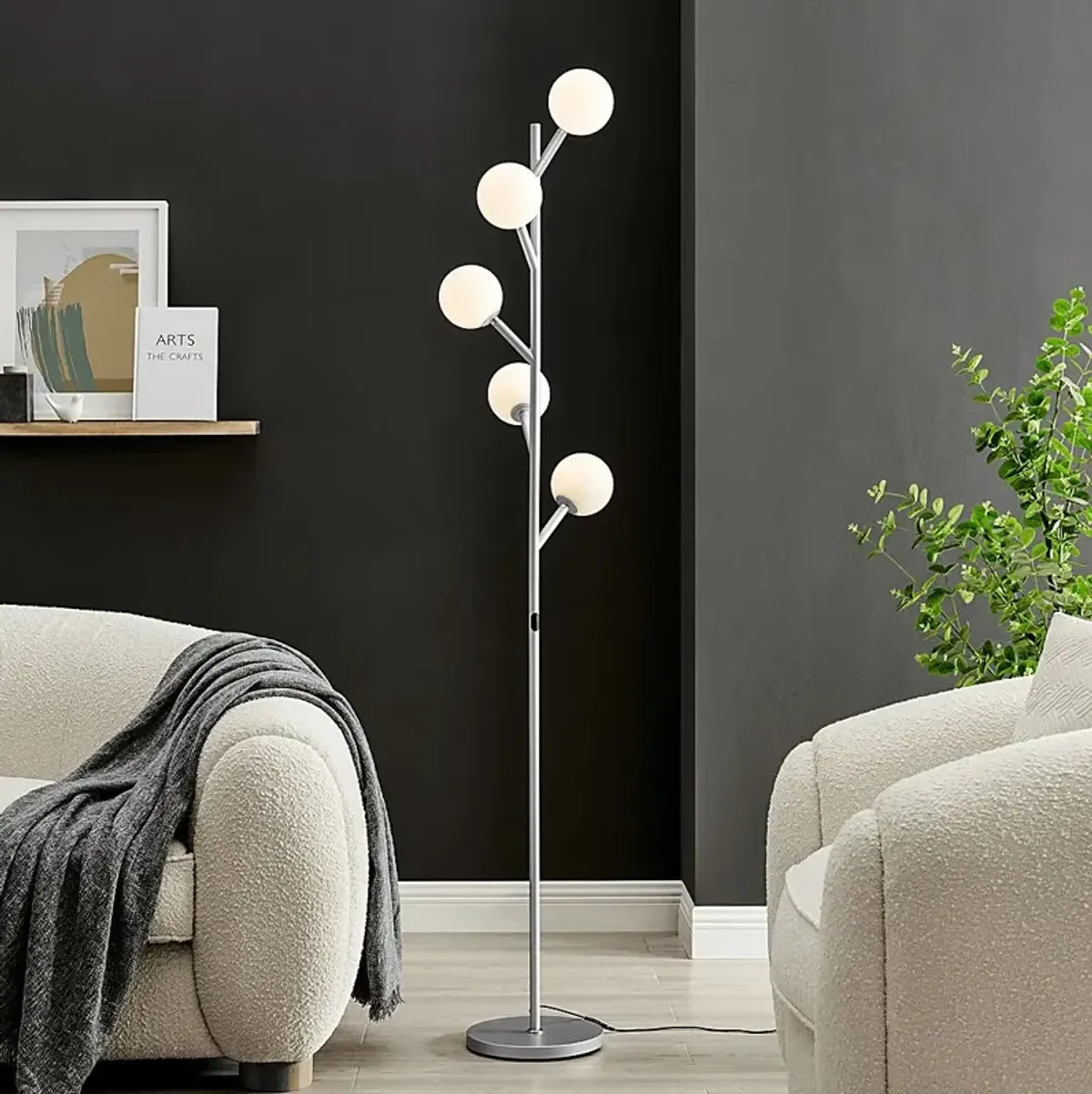 Berkley Hills Silver Floor Lamp