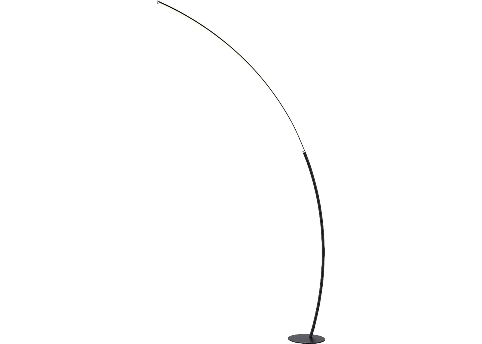 Crescentt Black Floor Lamp