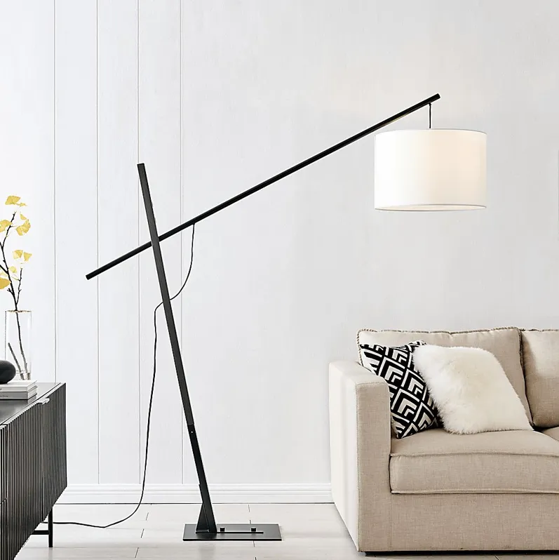 Yorkshire Island Black Floor Lamp