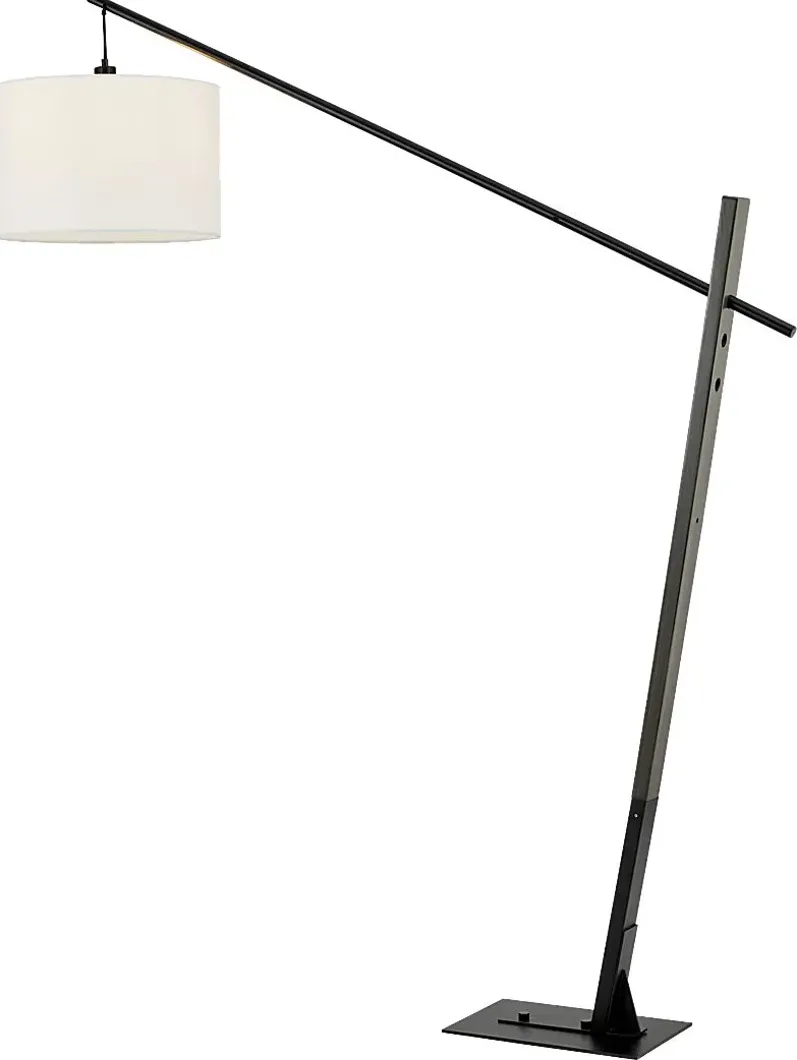 Yorkshire Island Black Floor Lamp