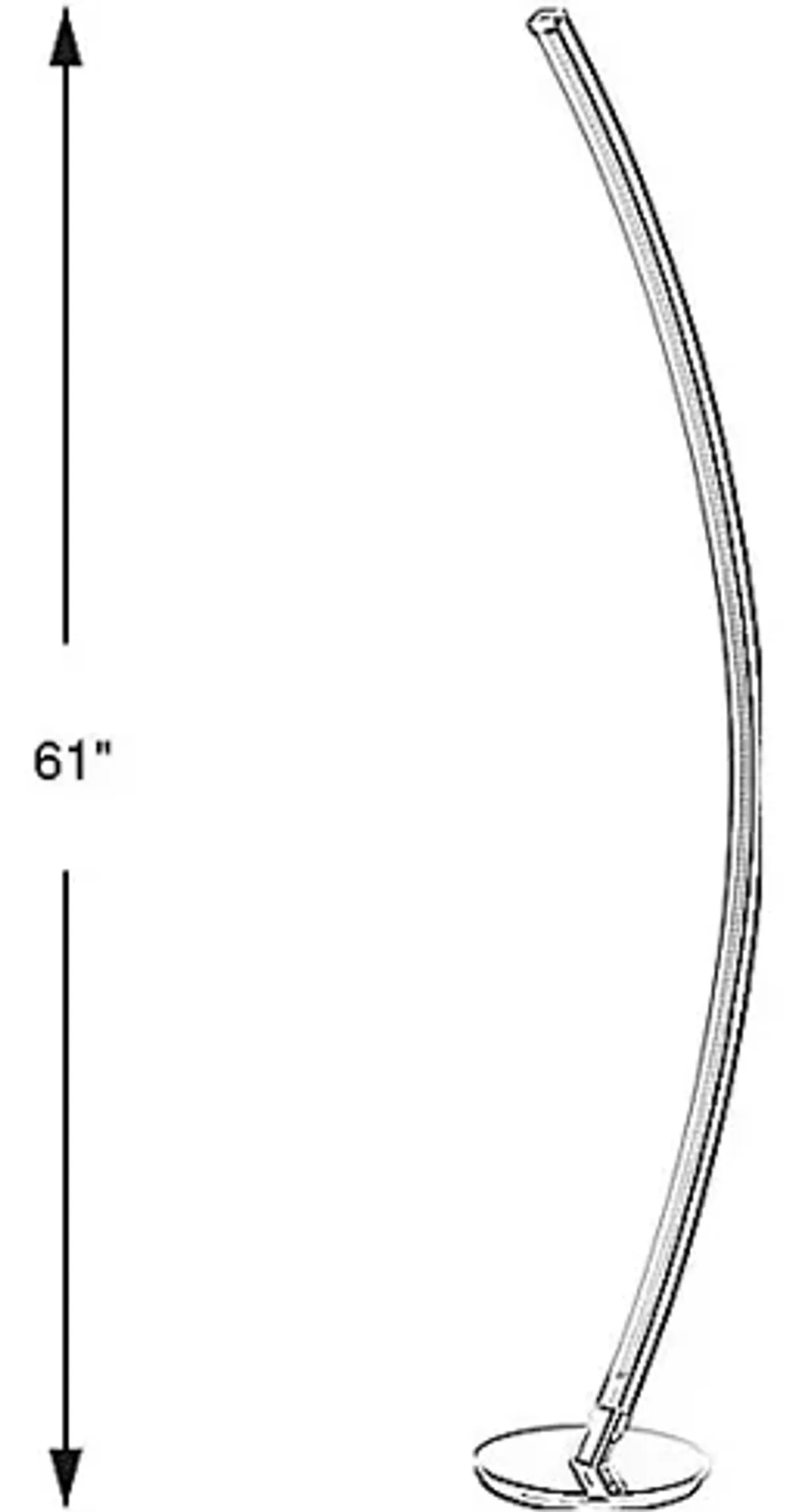 Monirro Black Floor Lamp