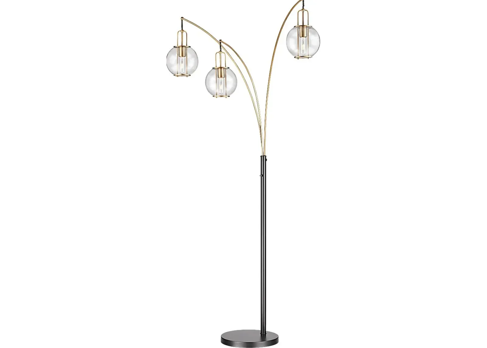 Leahey Isle Gold Floor Lamp