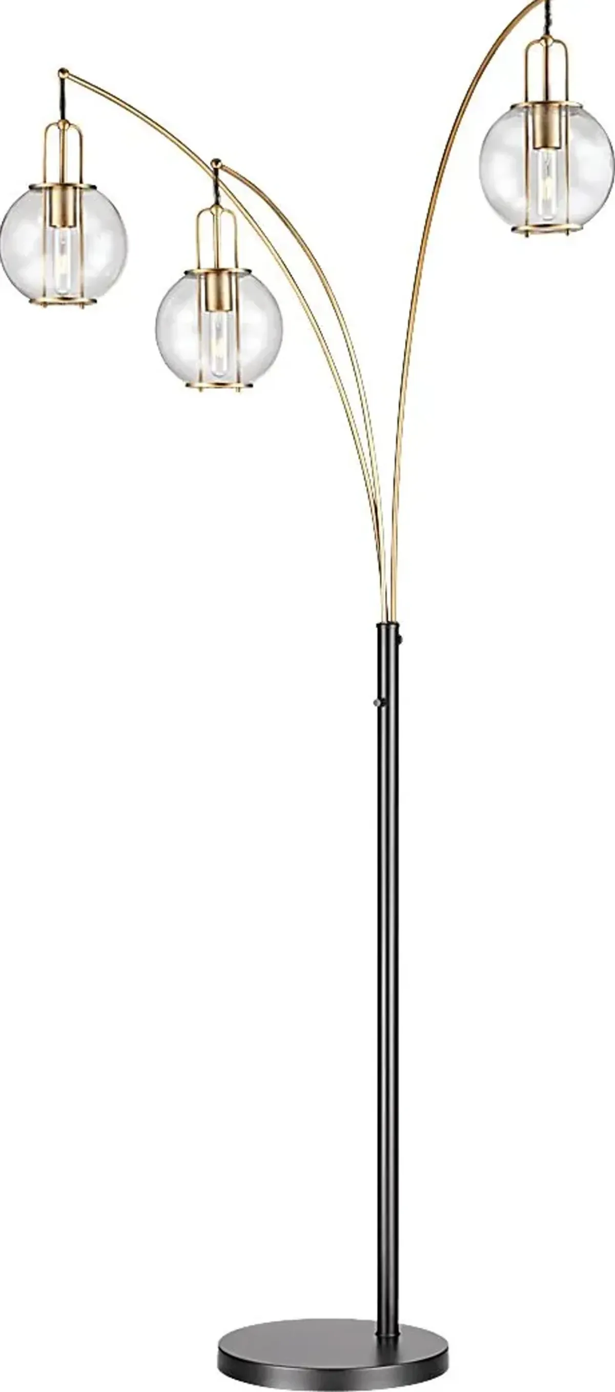 Leahey Isle Gold Floor Lamp