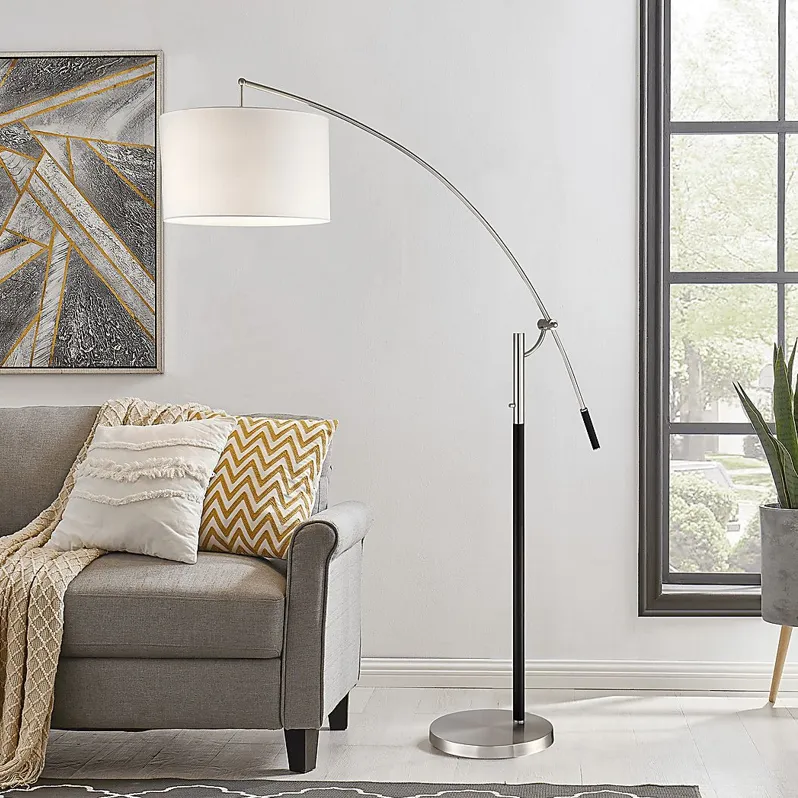 Pico Alley Silver Floor Lamp