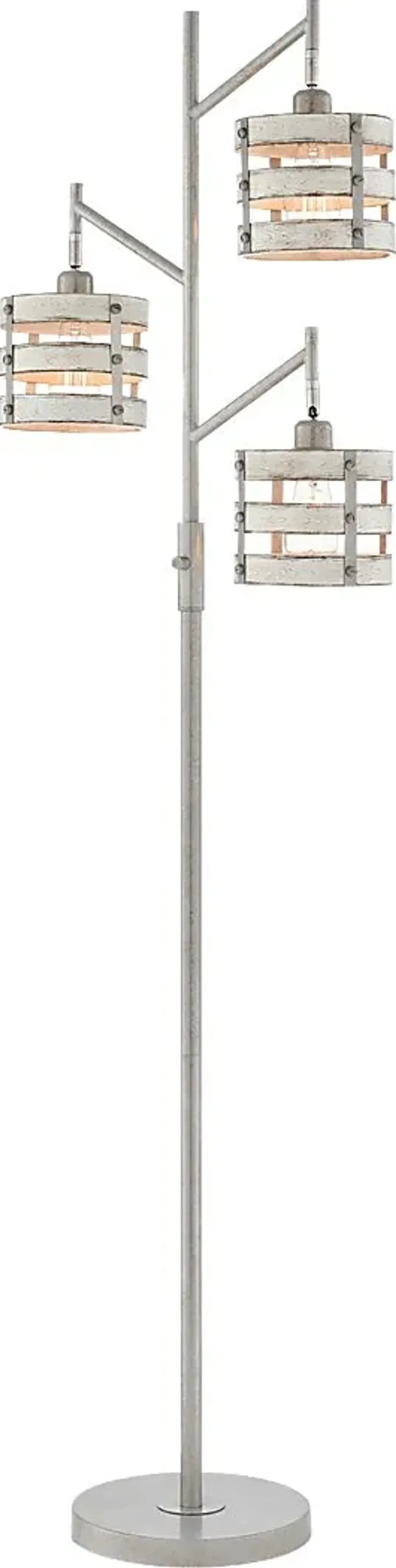 Quaylo Cove Silver Tree Floor Lamp