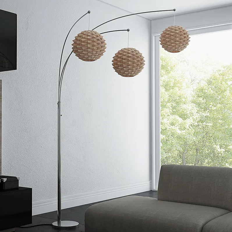 Miener Nest Silver Floor Lamp