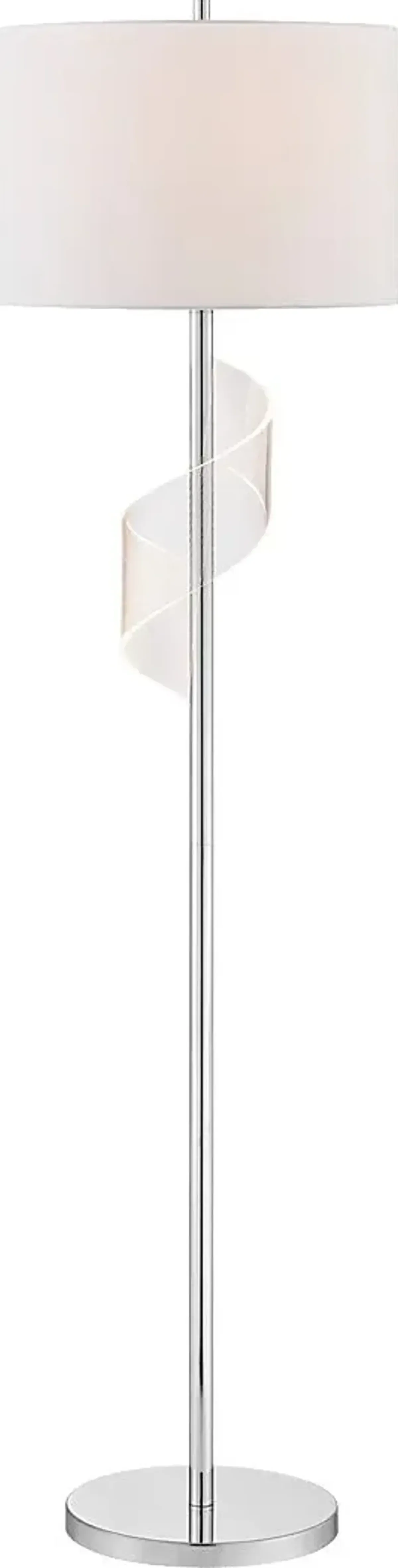 Uriah Way Silver Floor Lamp