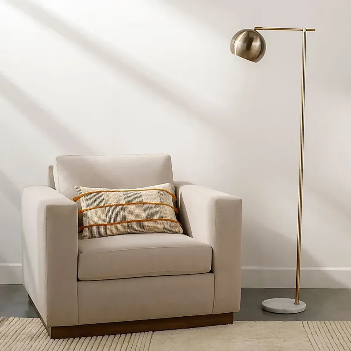 Shaw Alley Gold Floor Lamp