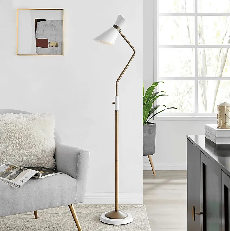 Quint Hills Brass Floor Lamp