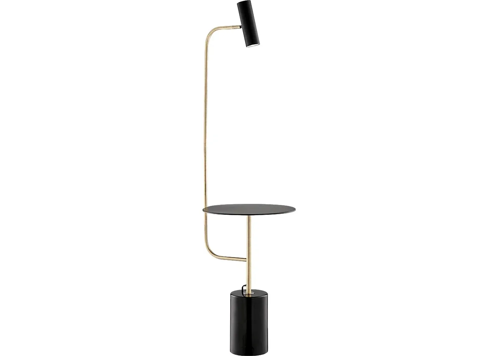 Amiee Court Black Floor Lamp