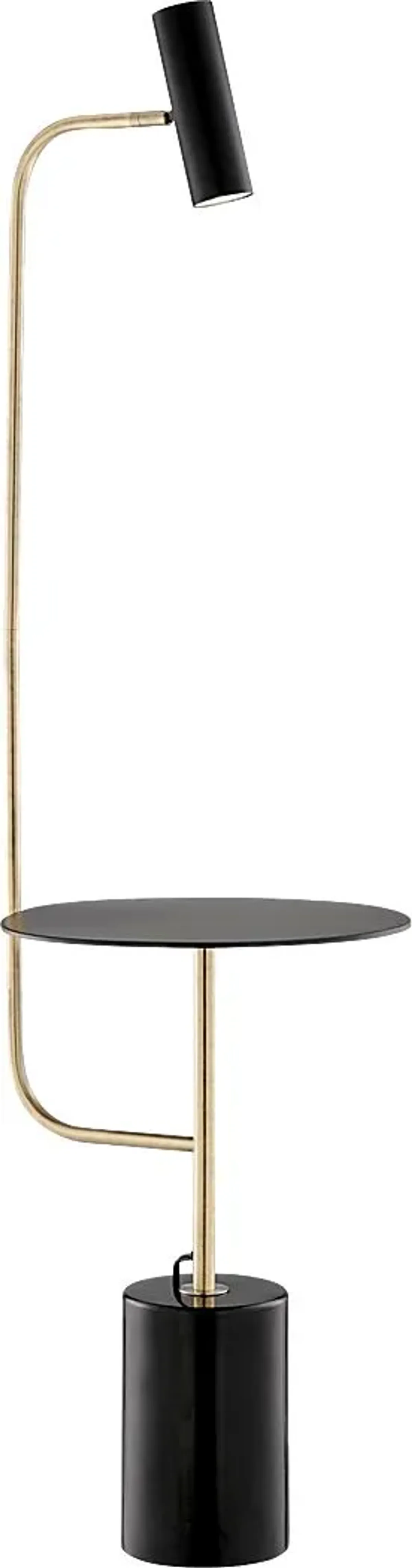 Amiee Court Black Floor Lamp