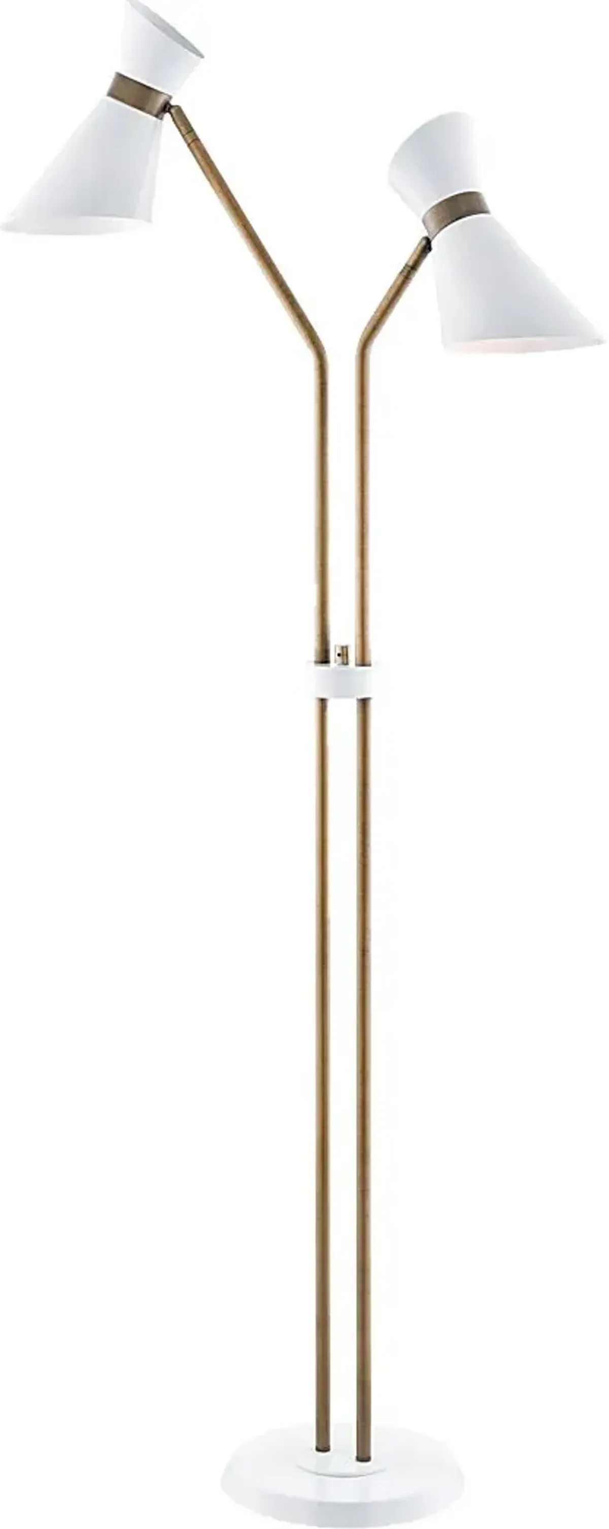 Quint Hills White Floor Lamp