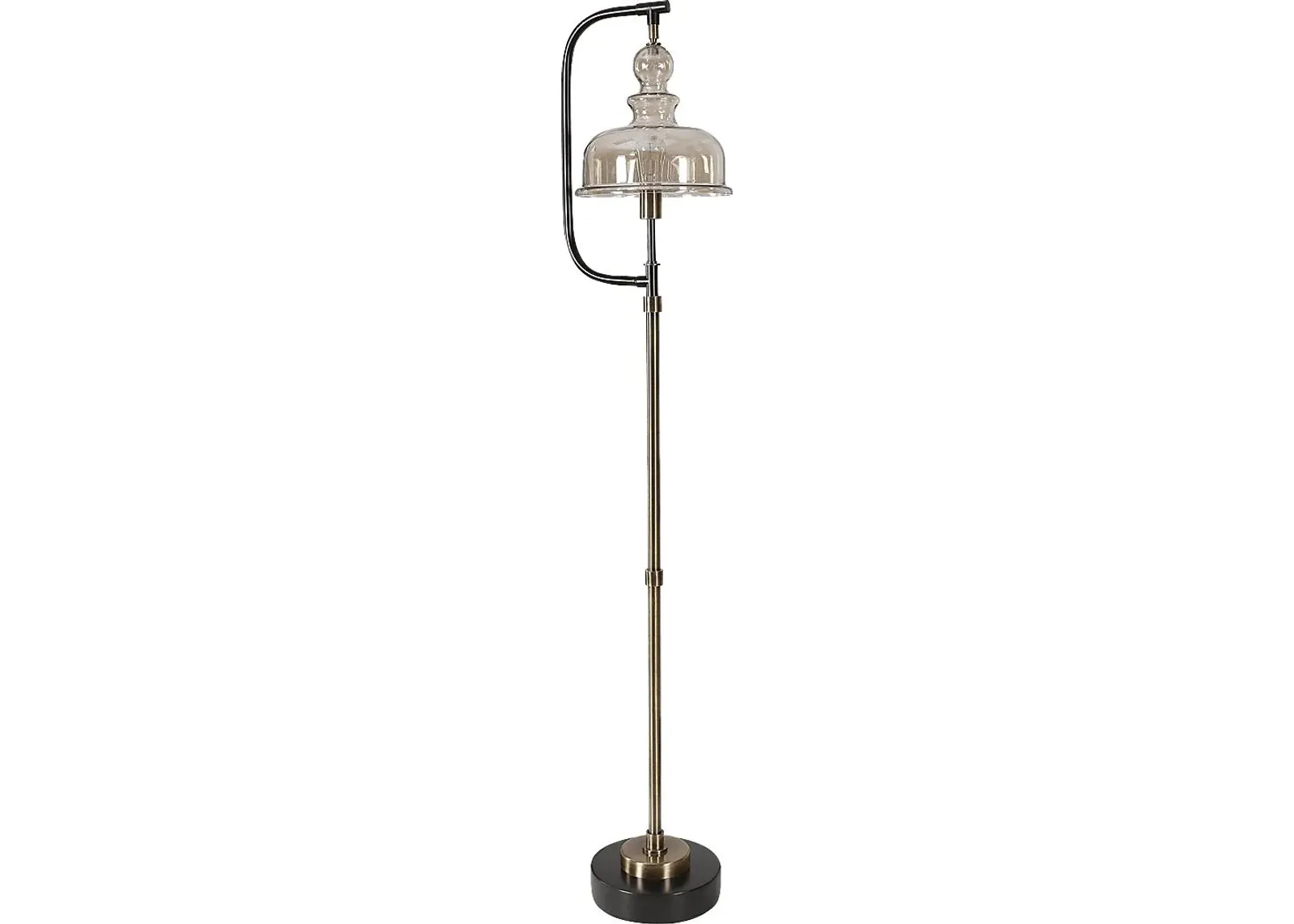 Sanjay Cave Brass Floor Lamp