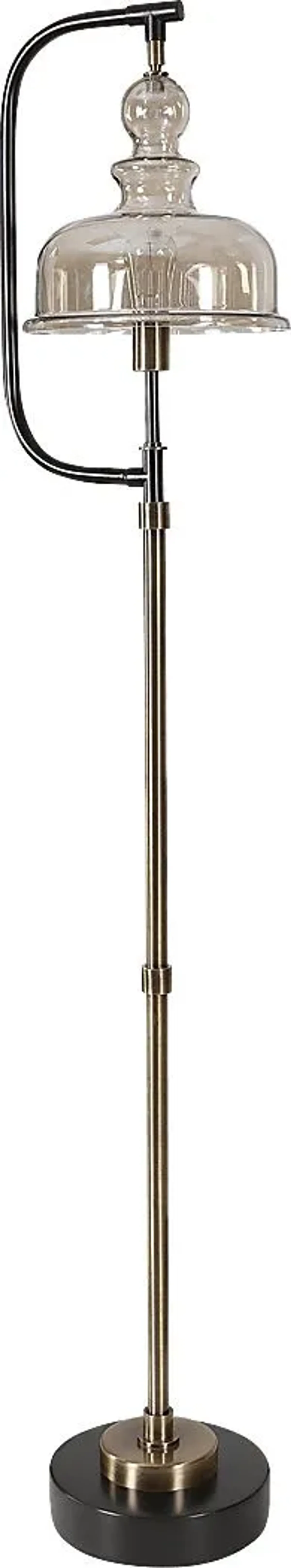 Sanjay Cave Brass Floor Lamp