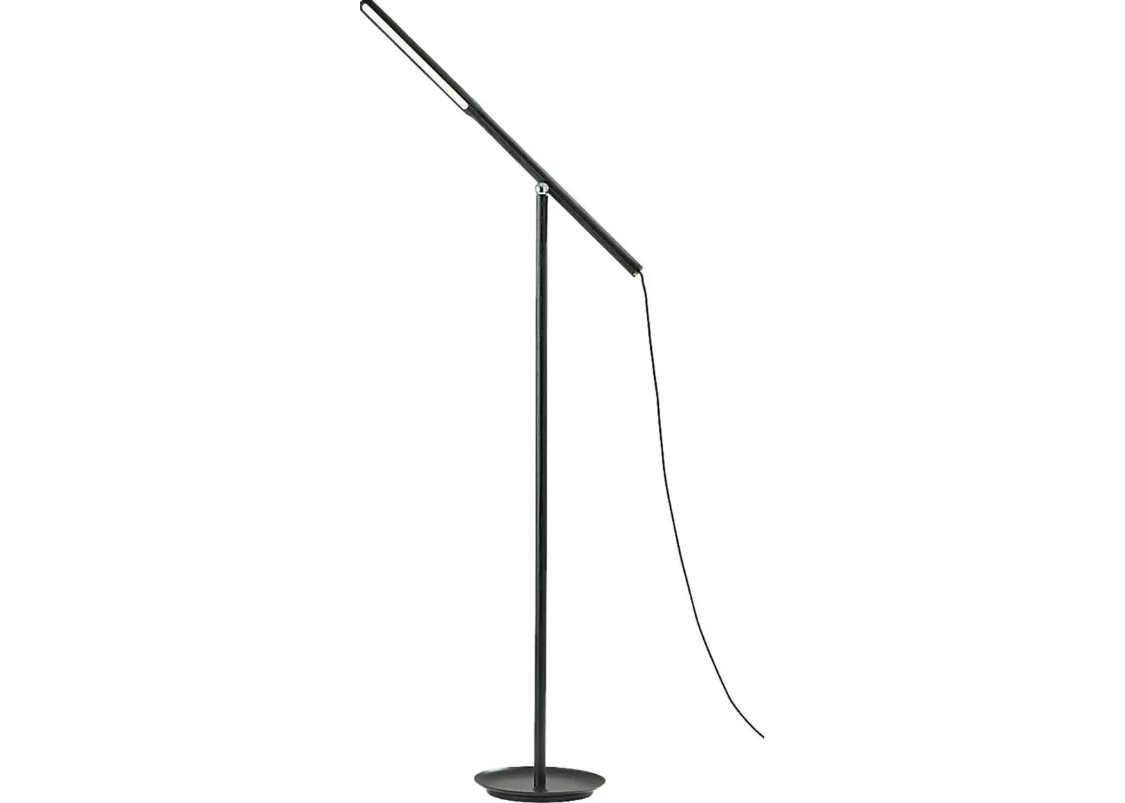 Keystone Court Black  Floor Lamp