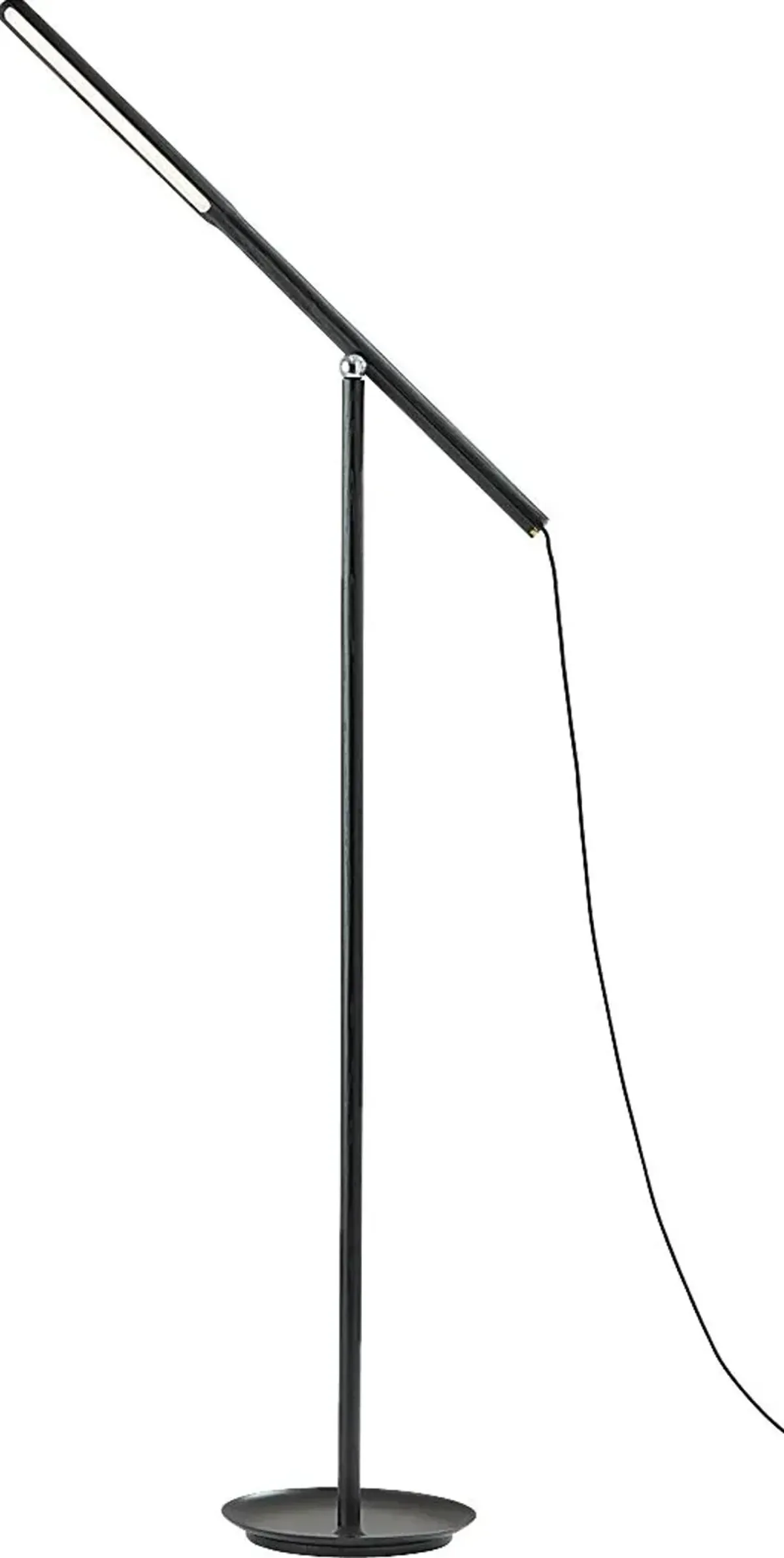 Keystone Court Black  Floor Lamp