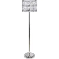 Waverly Shade Nickel Floor Lamp