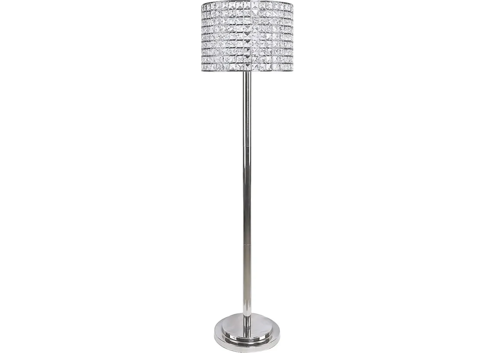 Waverly Shade Nickel Floor Lamp