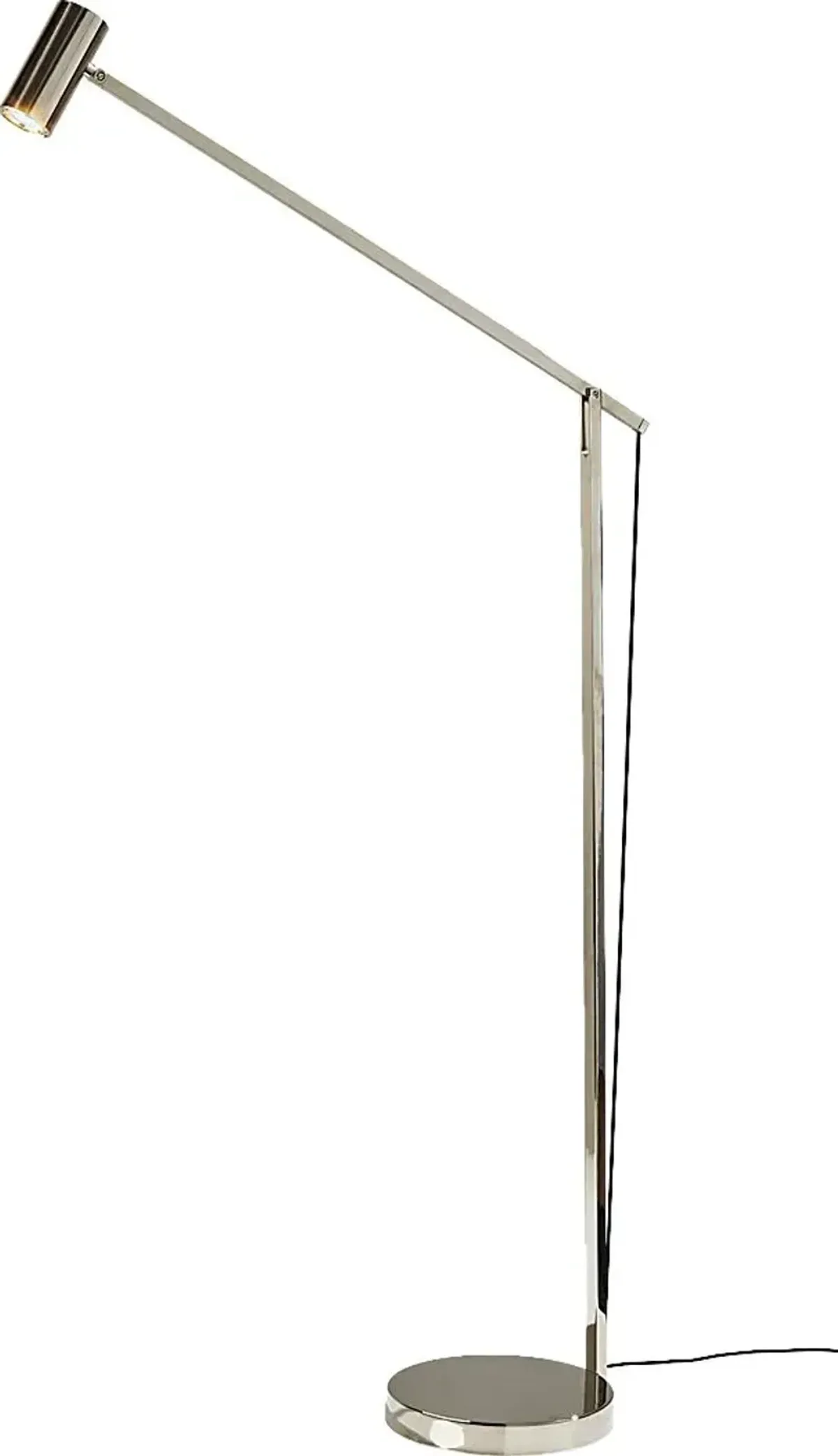 Patsy Post Nickel Floor Lamp