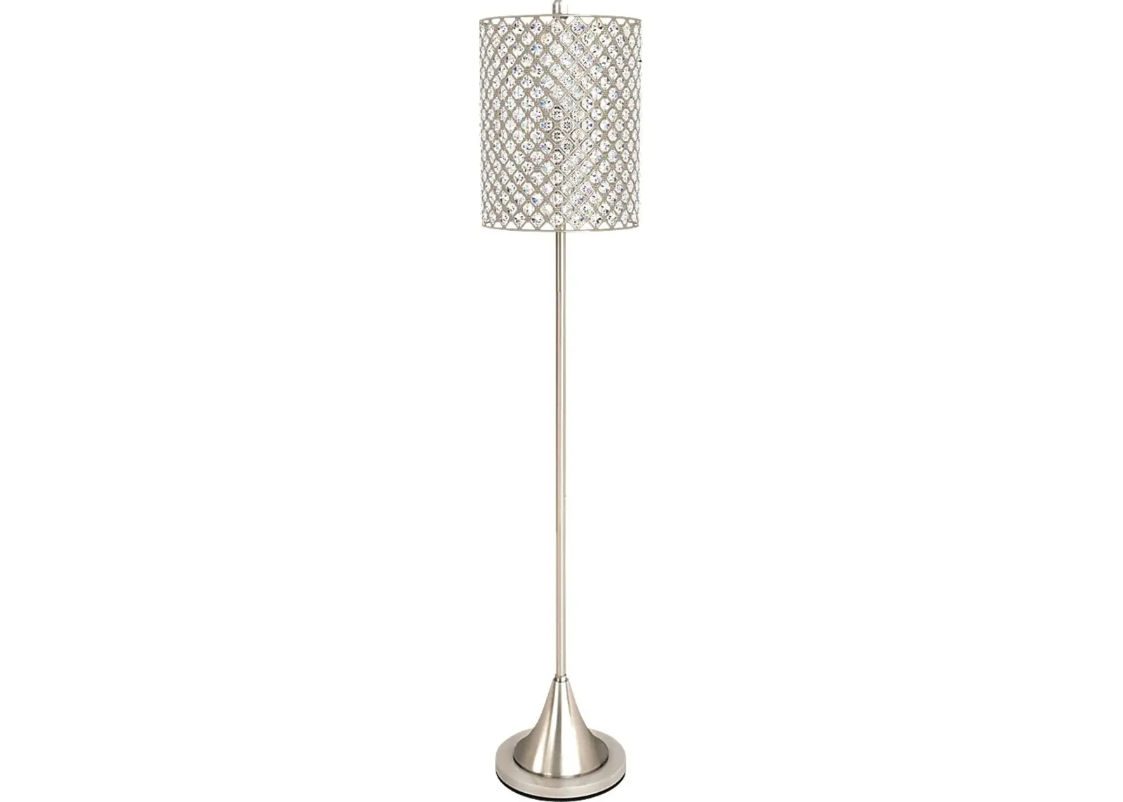 Rhumna Drive Silver Floor Lamp