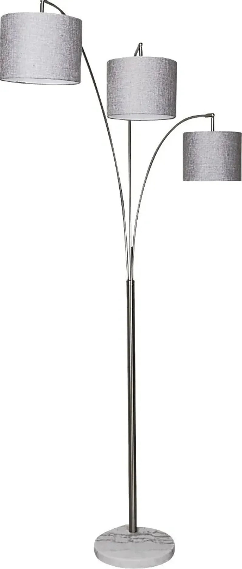 Palisades Estates Silver Floor Lamp