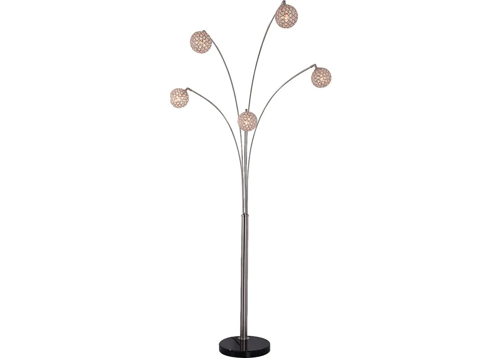 Morell Gray Arc Floor Lamp