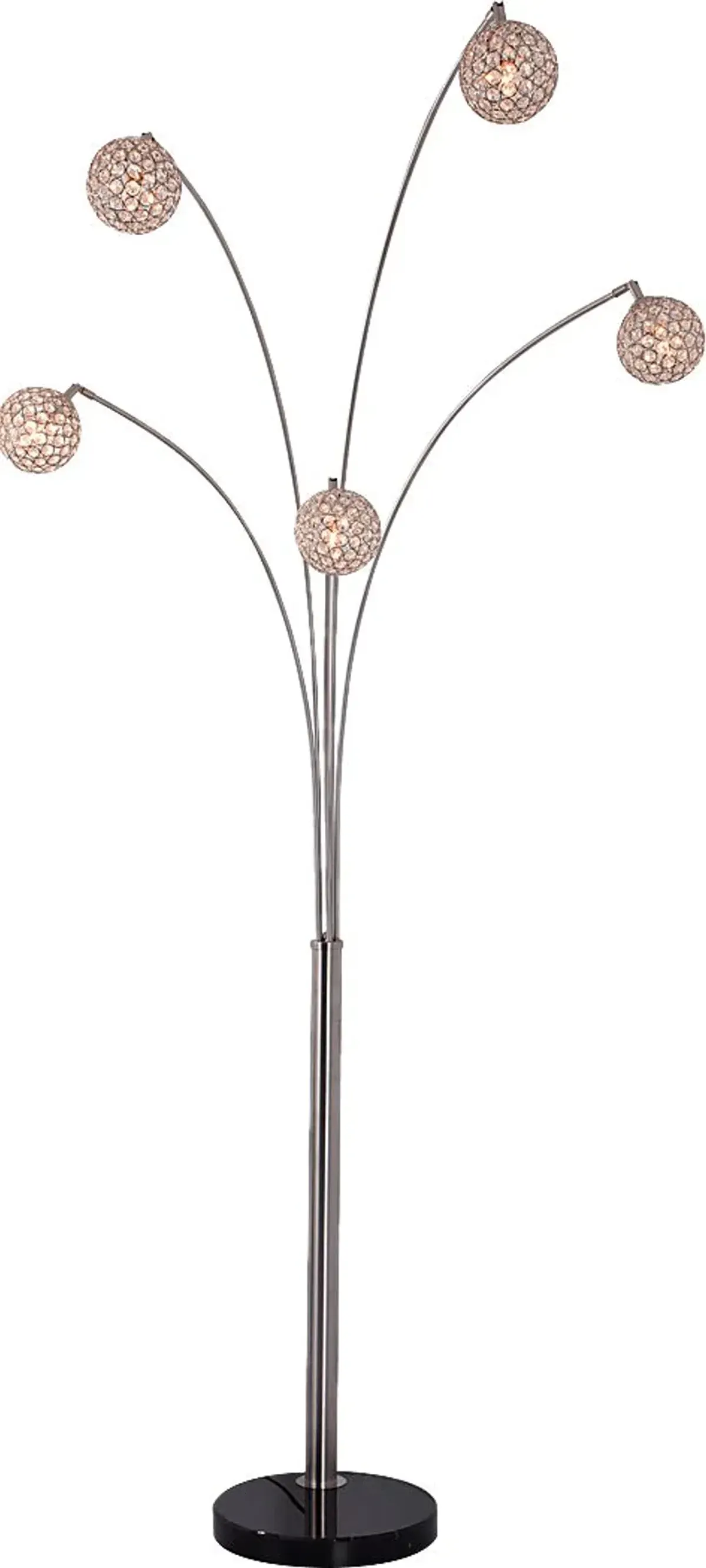 Morell Gray Arc Floor Lamp