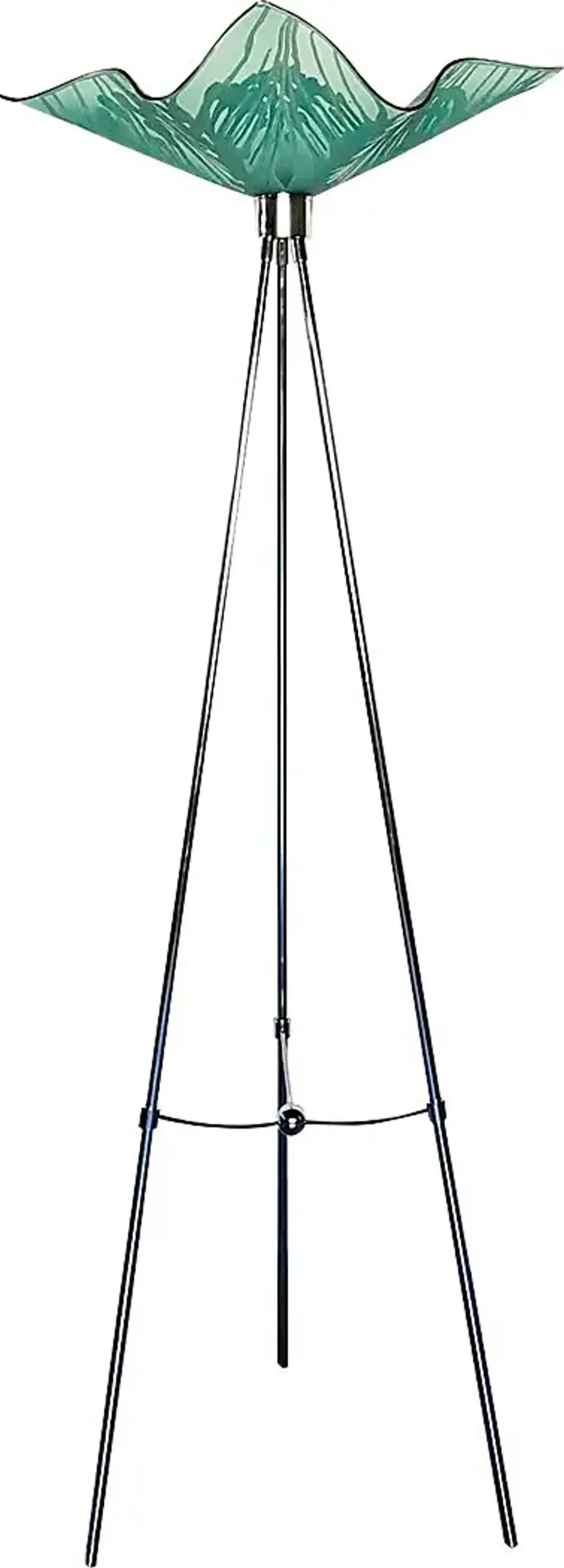 Klara Teal Wave Torchier