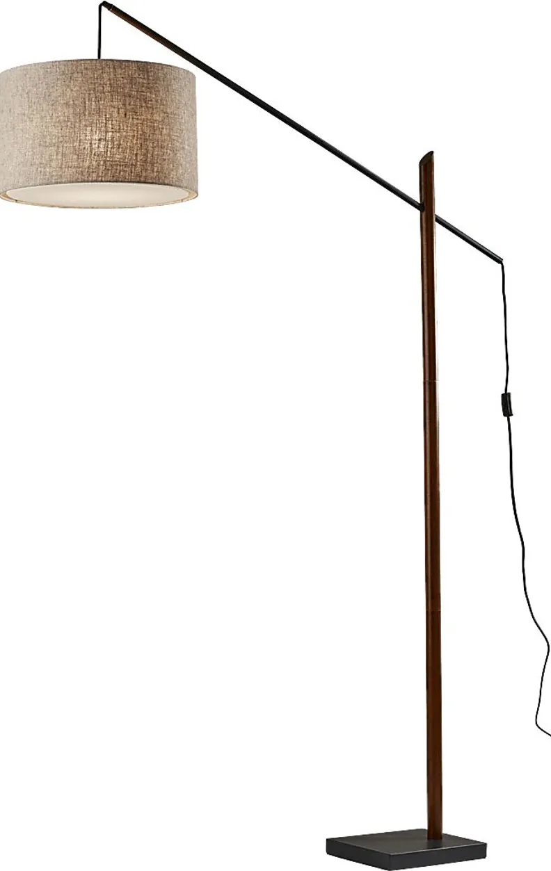 Pettet Black Floor Lamp